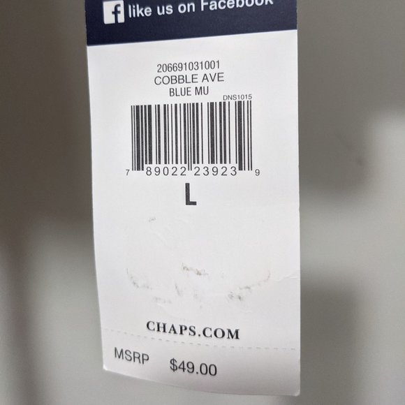 NWT Chaps Women's Shirt Blue & White Stripes Long Bell Sleeve Jersey Kni… - Picture 5 of 10